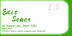 edit seper business card